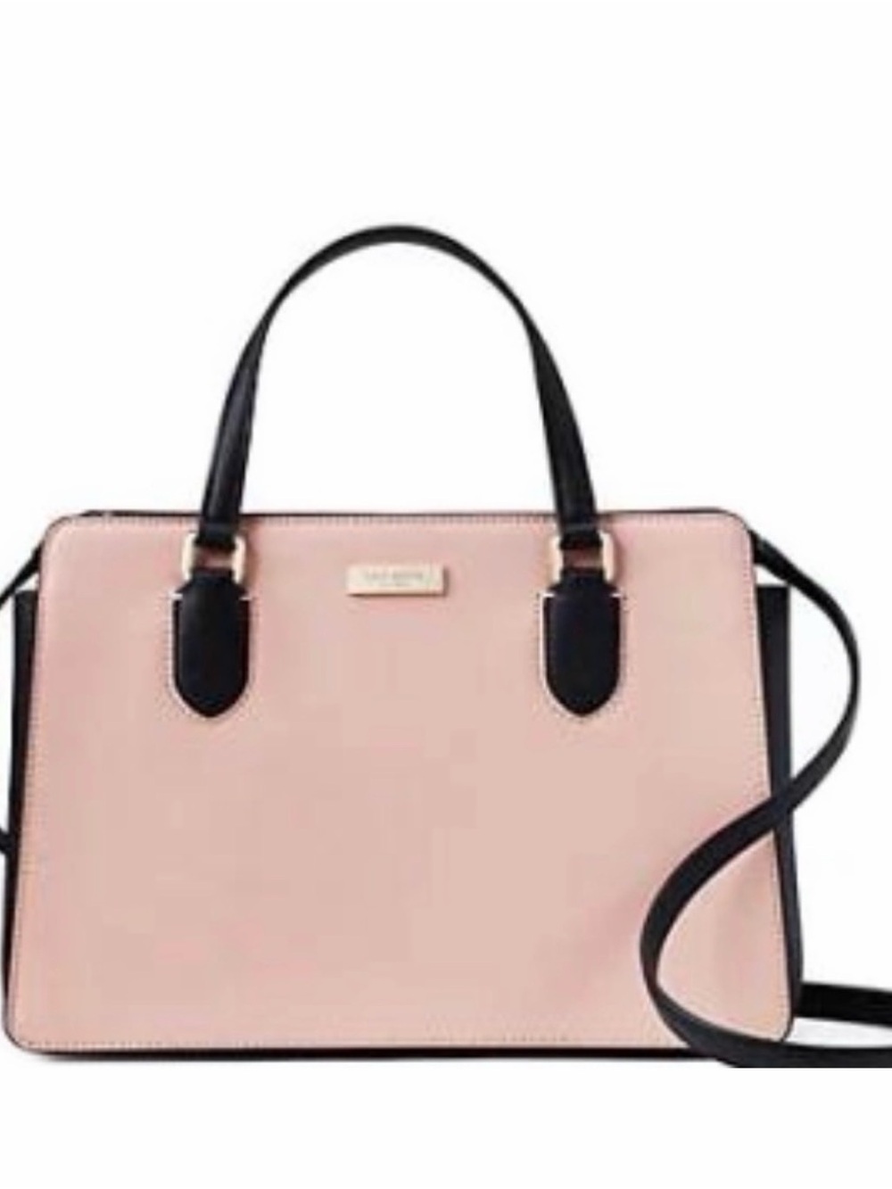 Kate Spade Laurel Way Reese Pink & Black Satchel